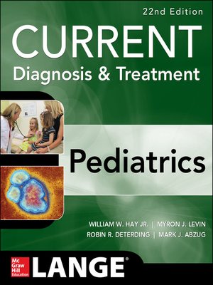 cover image of CURRENT Diagnosis and Treatment Pediatrics, Twenty-